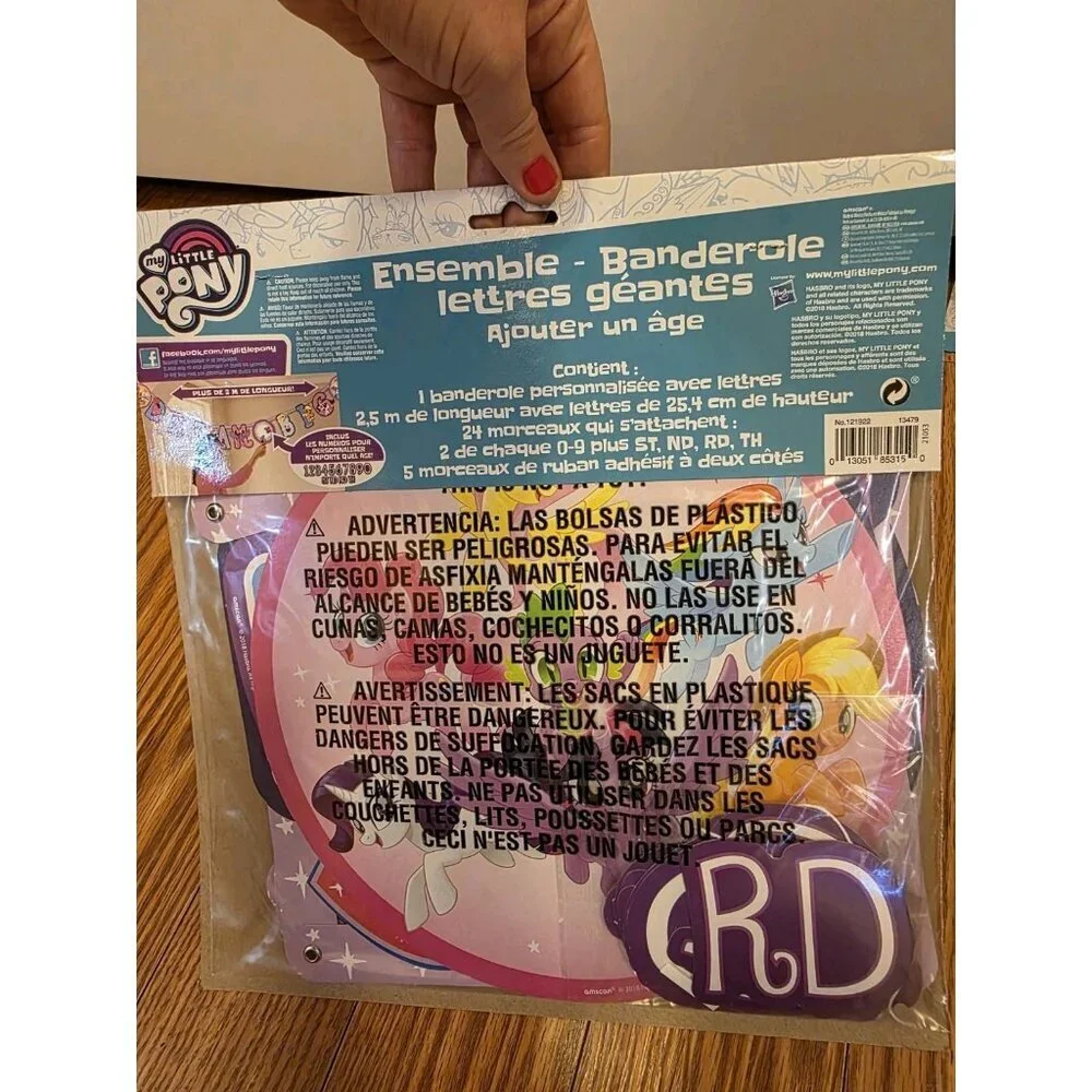 My Little Pony Birthday Party Decorations Customizable Banner Bday‎ Candle NEW